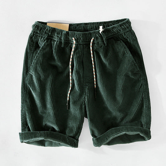 Men’s Comfortable Summer Cord Shorts